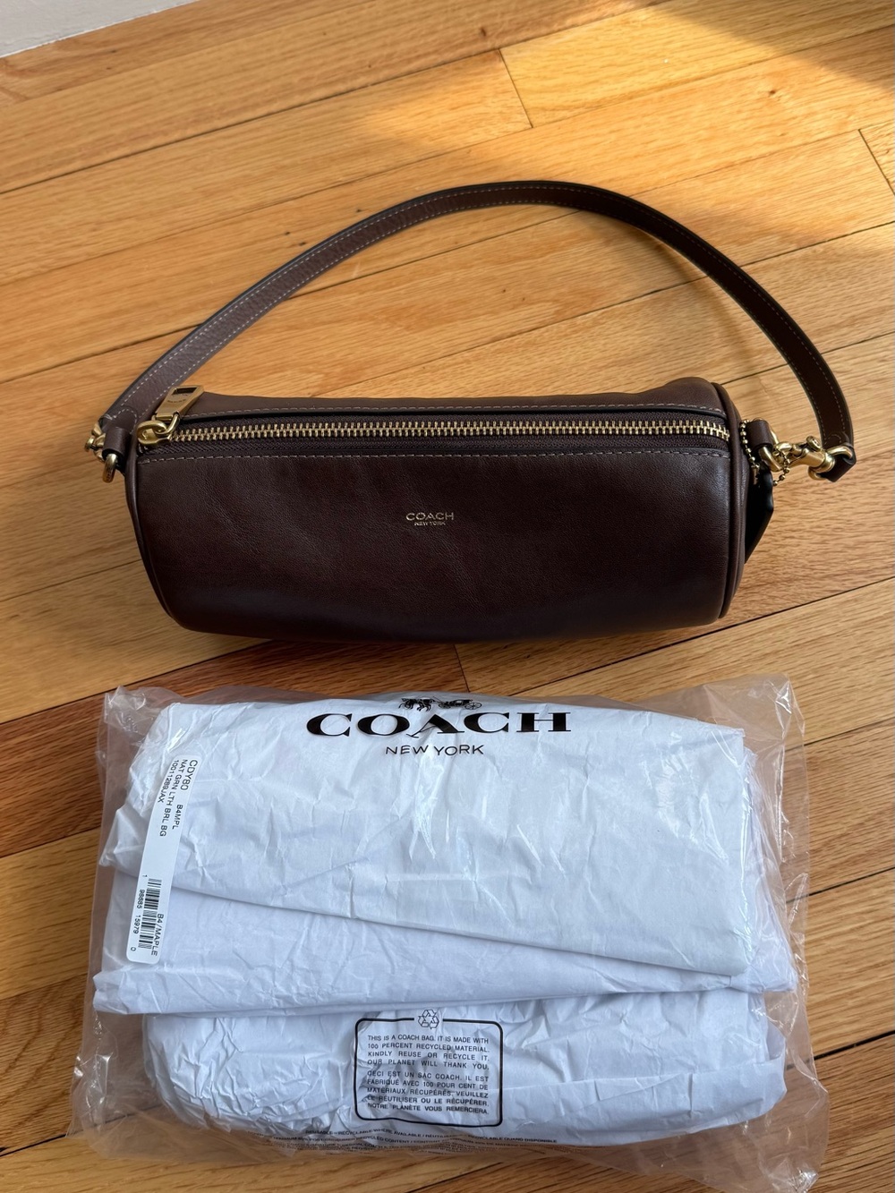 Coach Barrel Bag in maple